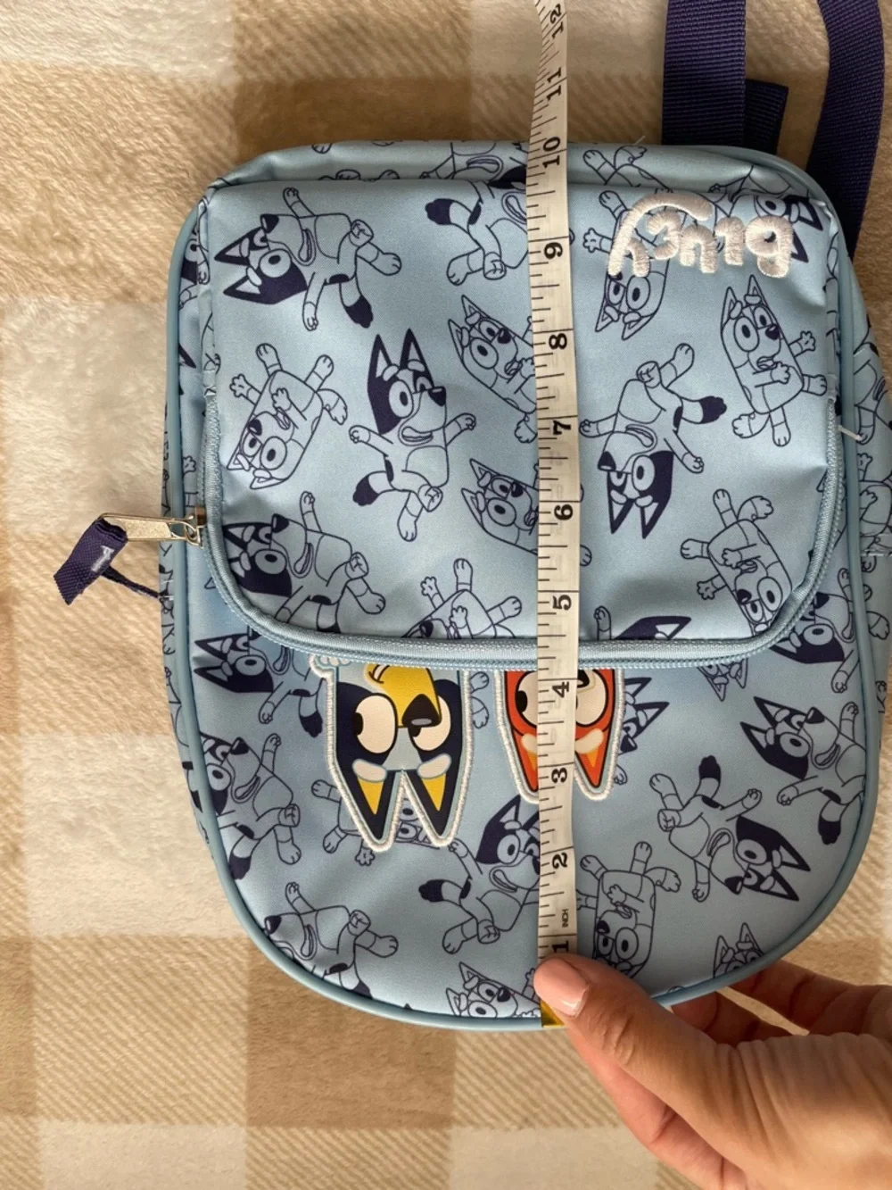 NWT Light Blue Mini Kids Bluey and Bingo Backpack